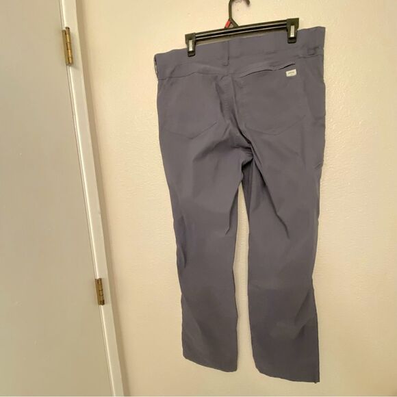 Orvis gray Trek pants nylon stretch Pants uniform work hike gorpcore 36x30 - Picture 4 of 11